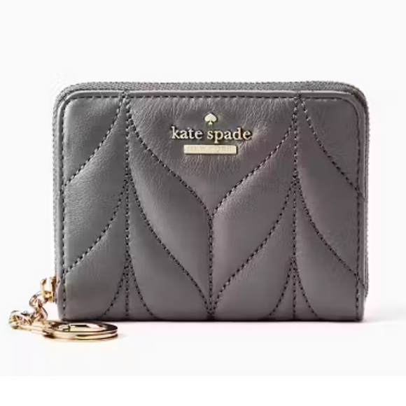Kate Spade Briar Lane Dani Quilted Metallic Wallet EUC - Picture 1 of 10